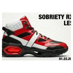 Sobriety RX Air Hi-Top - Red / White